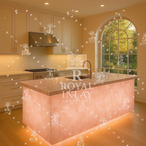 Pink quartz countertop - pink,