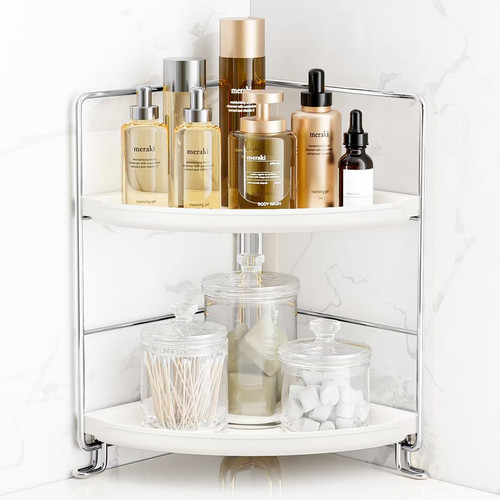 Tier corner bathroom - 2-tier,