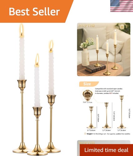 Stunning gold aluminum taper - stunning,