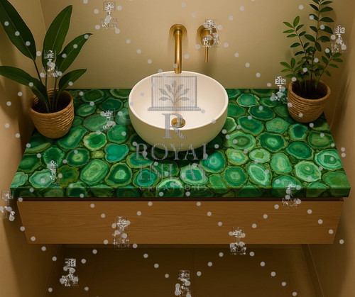 Green agate countertop - agate, –