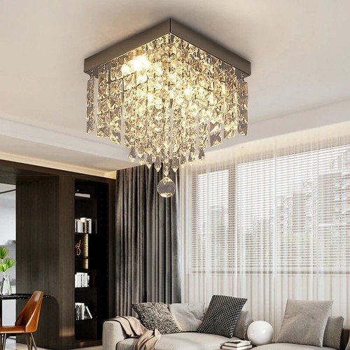 Modern crystal chandelier - crystal,